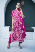 Zellbury | Unstitched 3 Piece Viscose | Shirt Shalwar Dupatta - 0819 - House Of Hania