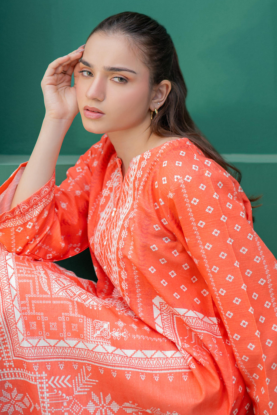 Zellbury | Winter Pret | Embroidered Kurta - 2970 - House Of Hania