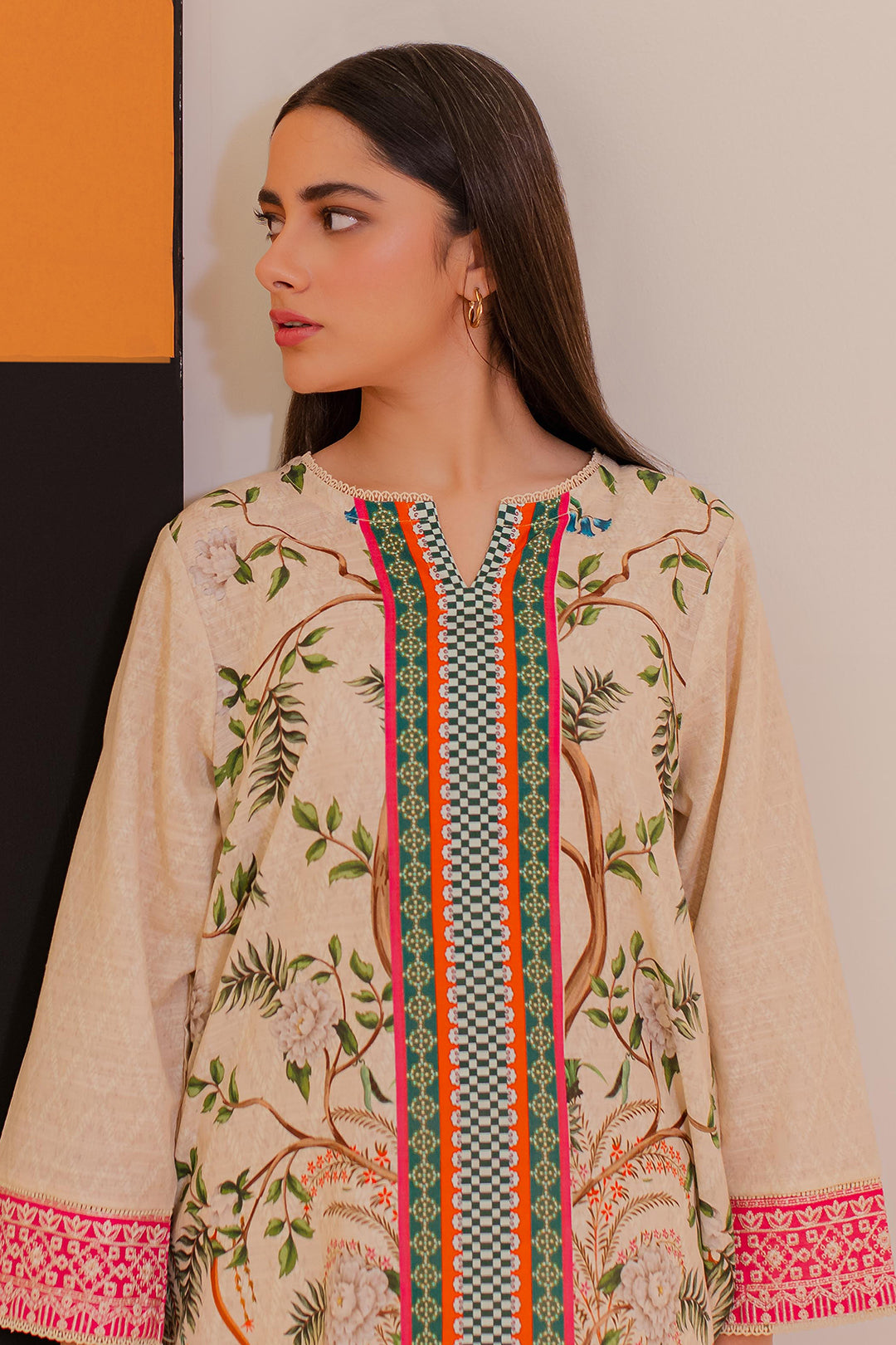 Zellbury | Winter Pret | Embroidered Kurta - 3052 - House Of Hania