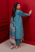 Zellbury | Winter Pret | Embroidered Kurta Dupatta Trouser - 1265 - House Of Hania