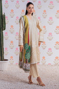 Zellbury | Winter Pret | Embroidered Kurta Dupatta Trouser - 2950 - House Of Hania