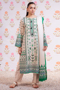 Zellbury | Winter Pret | Embroidered Kurta Dupatta Trouser - 3075 - House Of Hania