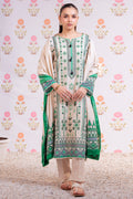 Zellbury | Winter Pret | Embroidered Kurta Dupatta Trouser - 3075 - House Of Hania