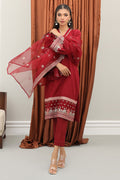 Zellbury | Winter Pret | Embroidered Kurta Dupatta Trouser - 3278 - House Of Hania