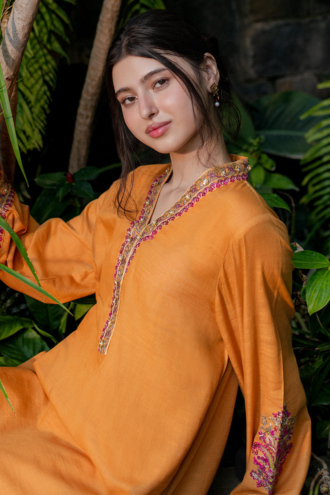 Zellbury | Winter Pret | Embroidered Kurta Trouser - 1289 - House Of Hania