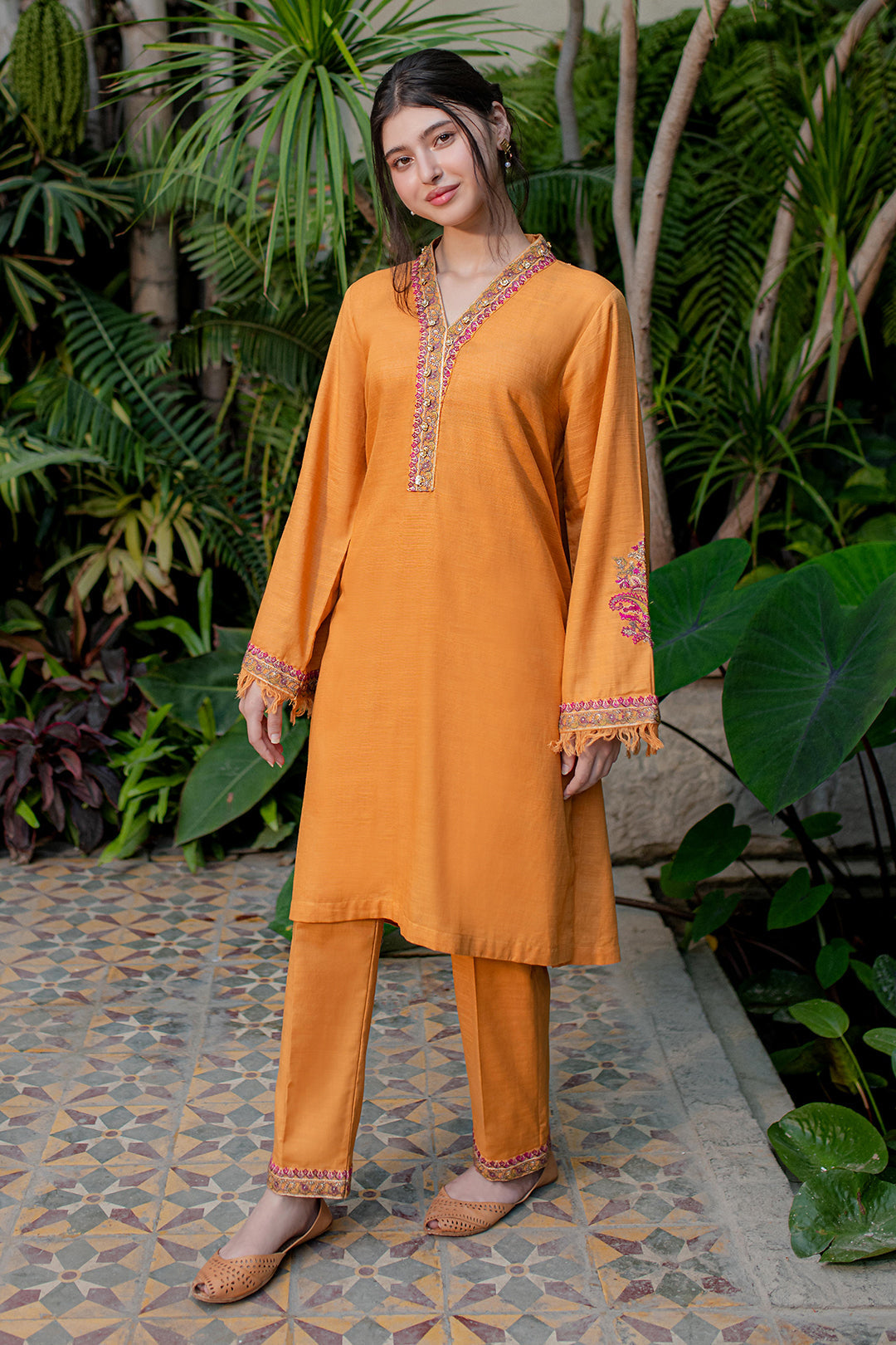 Zellbury | Winter Pret | Embroidered Kurta Trouser - 1289 - House Of Hania