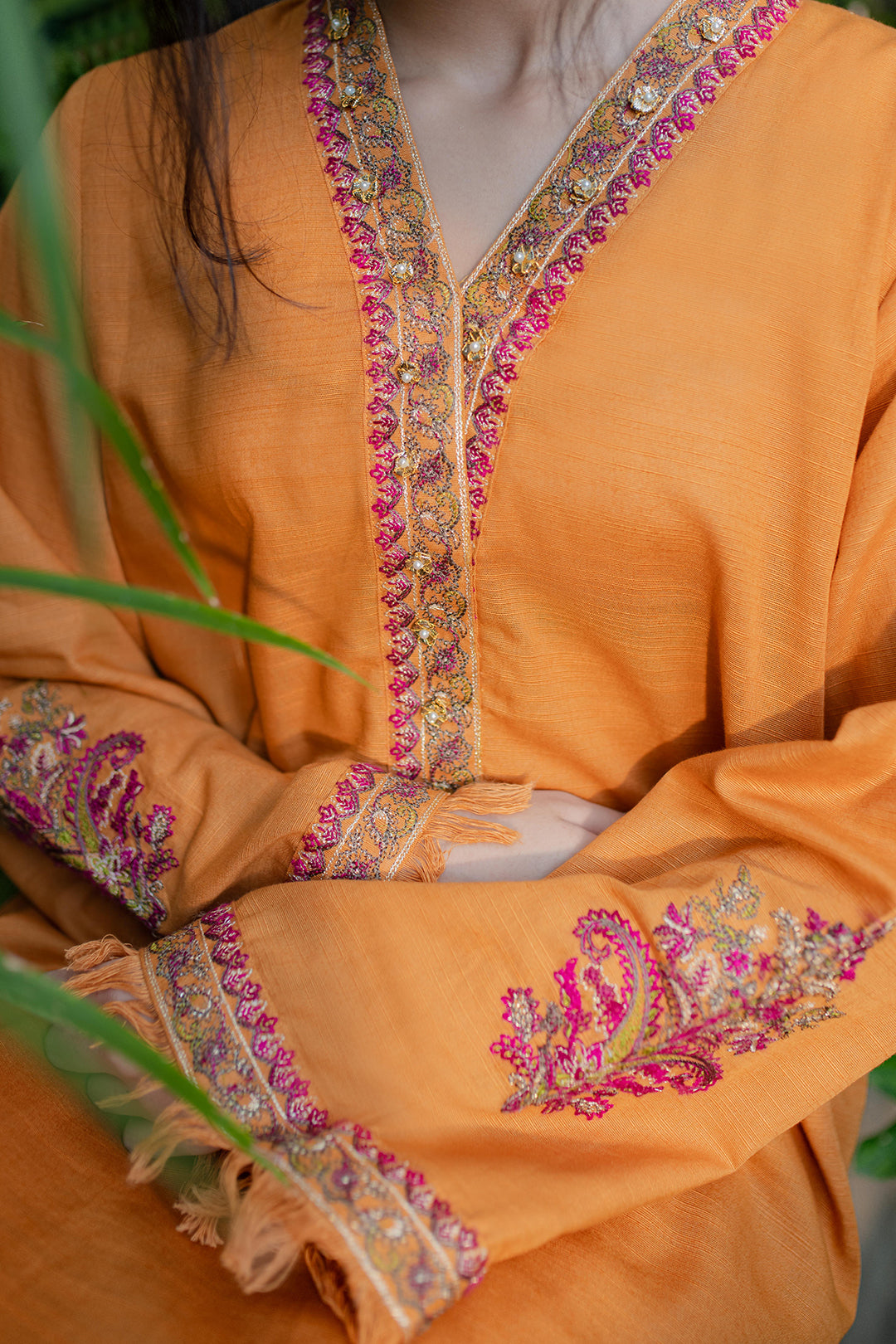 Zellbury | Winter Pret | Embroidered Kurta Trouser - 1289 - House Of Hania
