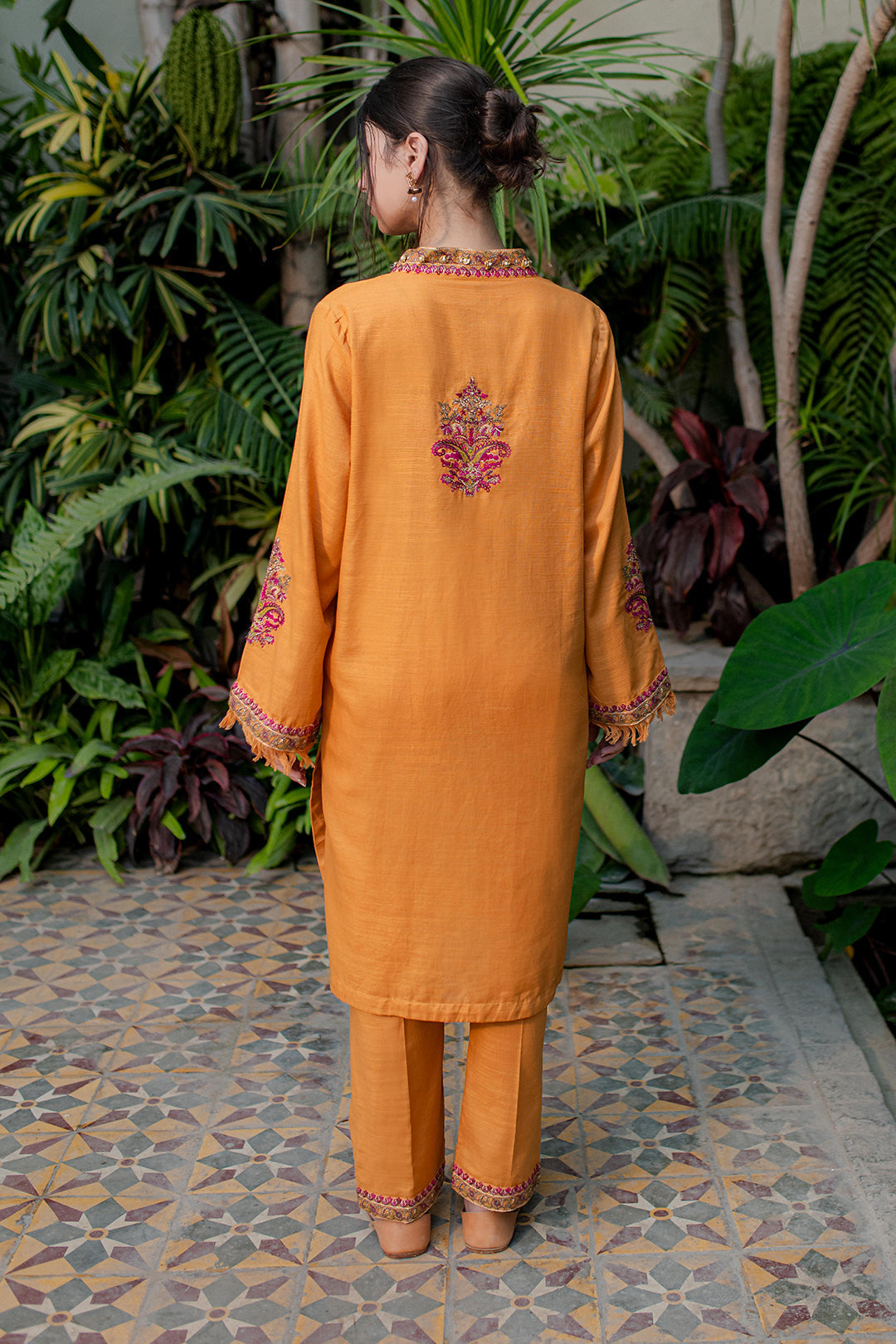 Zellbury | Winter Pret | Embroidered Kurta Trouser - 1289 - House Of Hania
