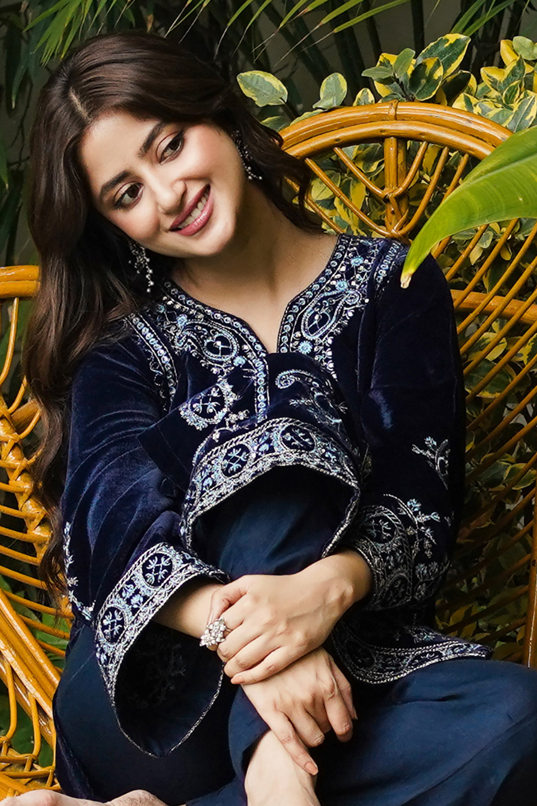 Zellbury | Winter Pret | Embroidered Kurta Trouser - 3276 - House Of Hania