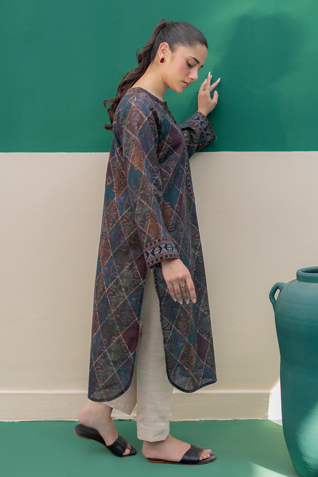 Zellbury | Winter Pret | Kurta - 3042 - House Of Hania