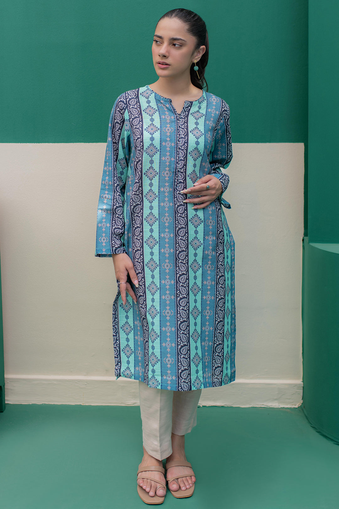 Zellbury | Winter Pret | Kurta - 3045 - House Of Hania