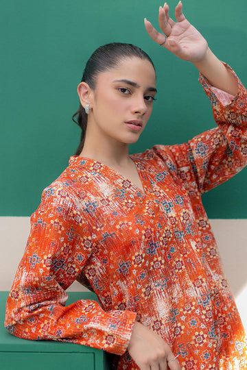 Zellbury | Winter Pret | Kurta - 3077 - House Of Hania