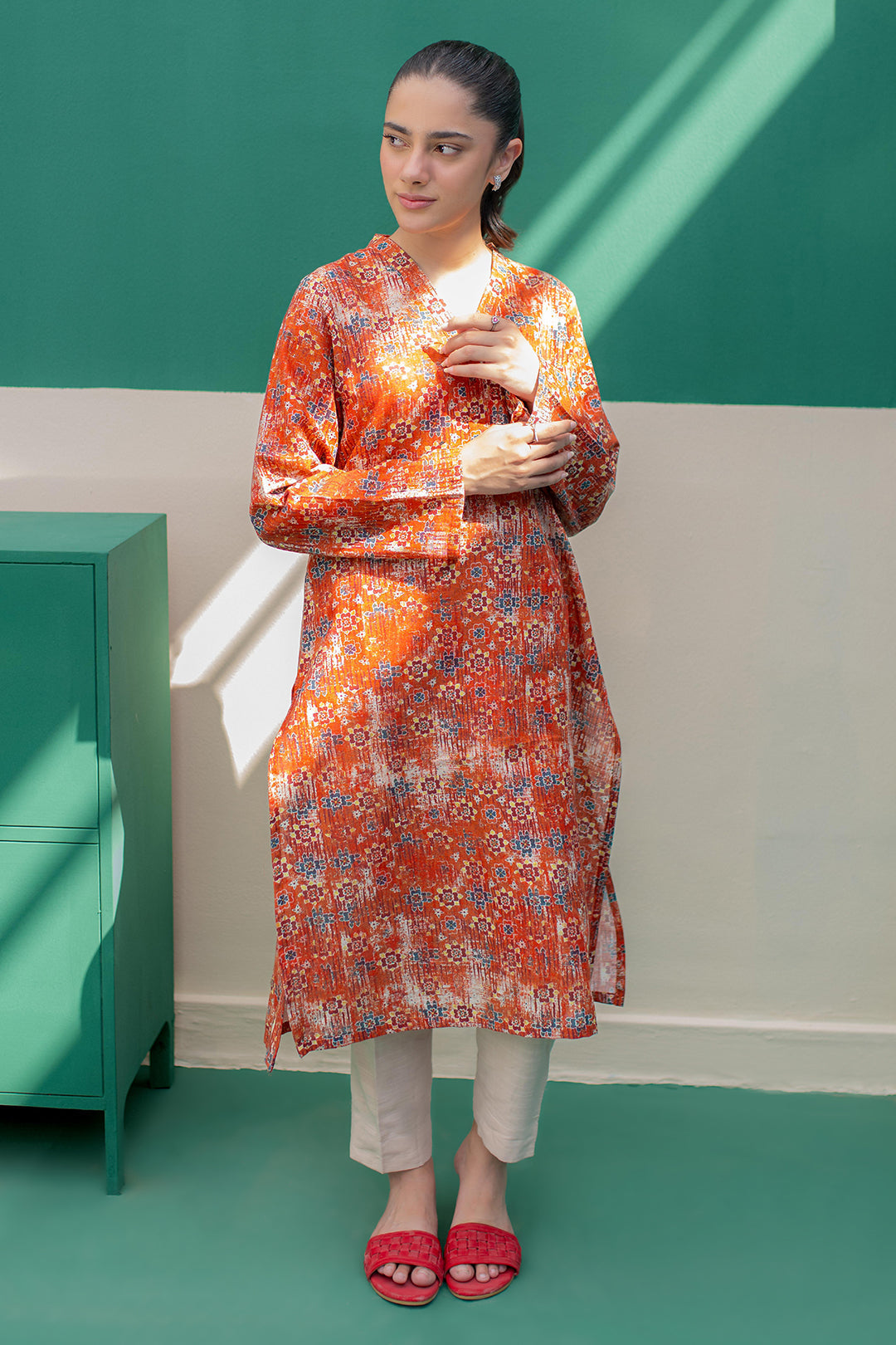 Zellbury | Winter Pret | Kurta - 3077 - House Of Hania