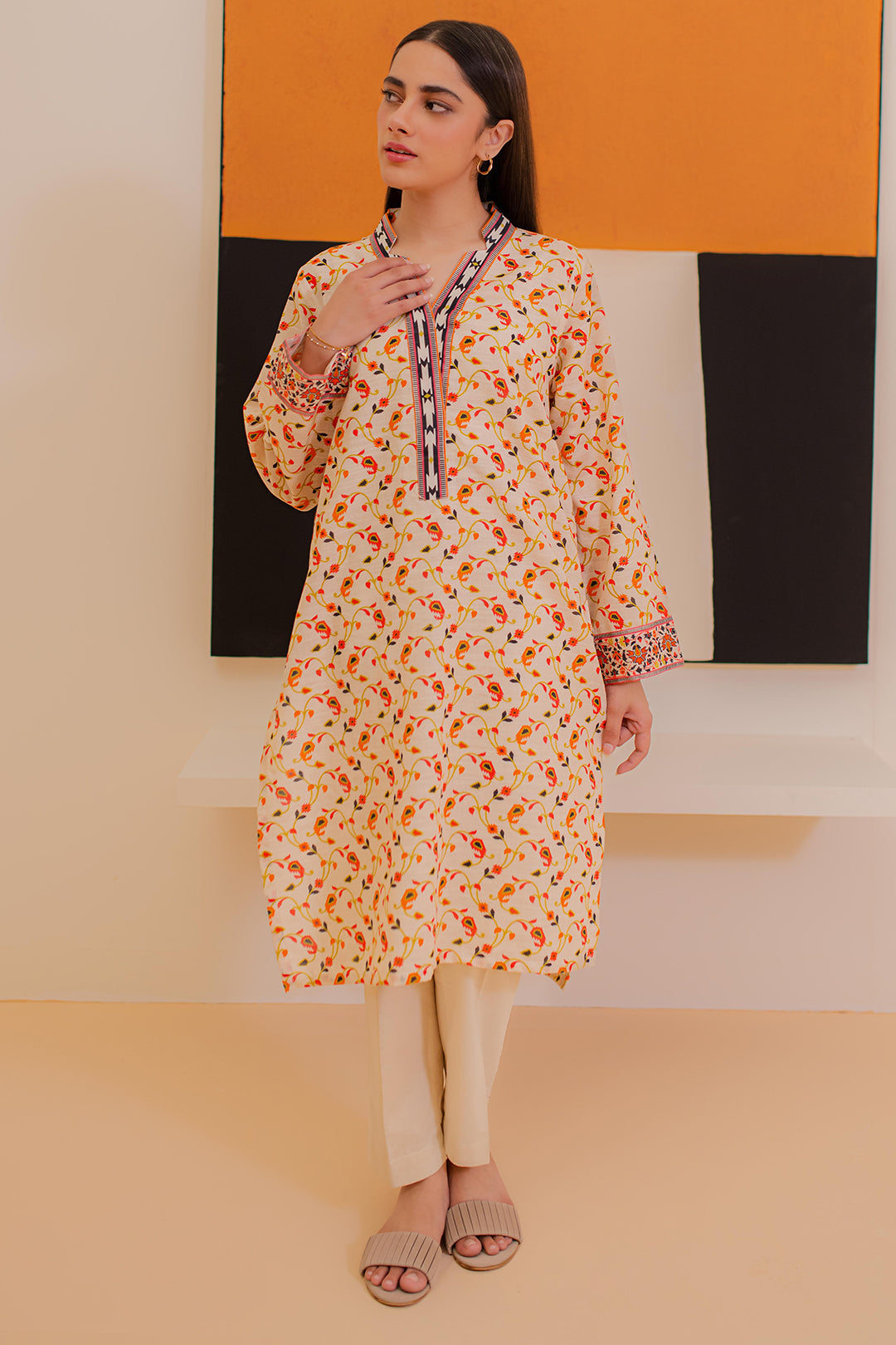 Zellbury | Winter Pret | Kurta - 3078 - House Of Hania