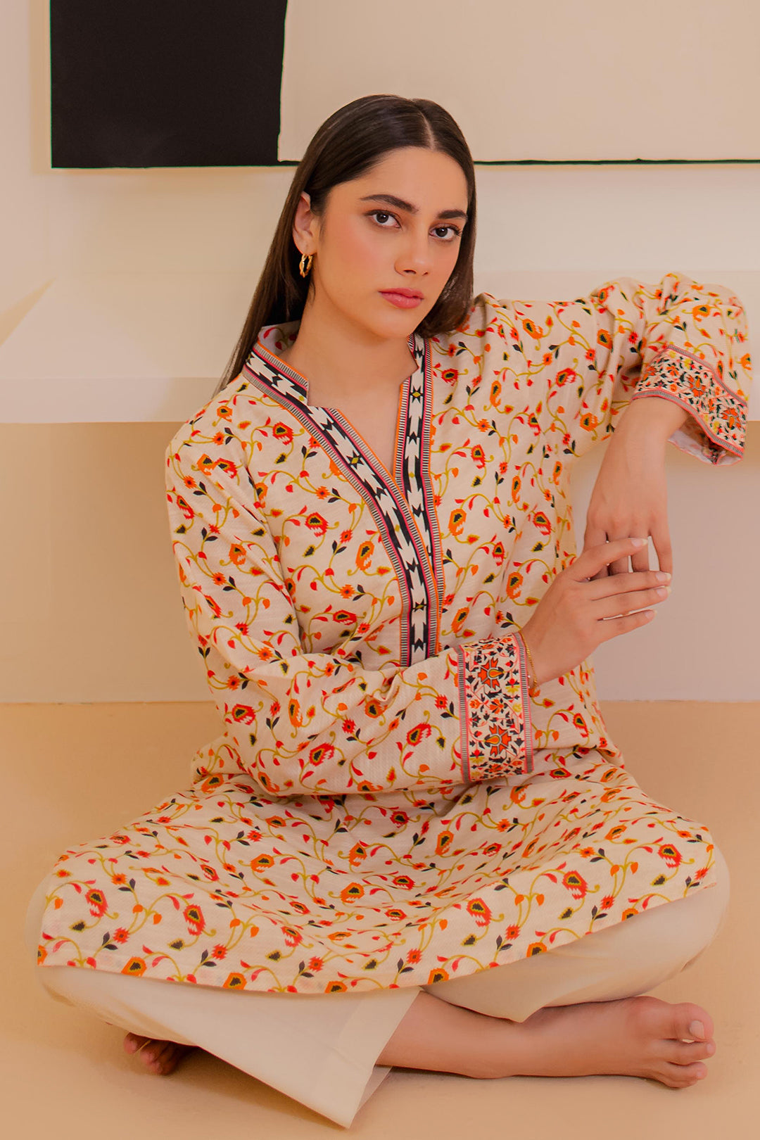 Zellbury | Winter Pret | Kurta - 3078 - House Of Hania