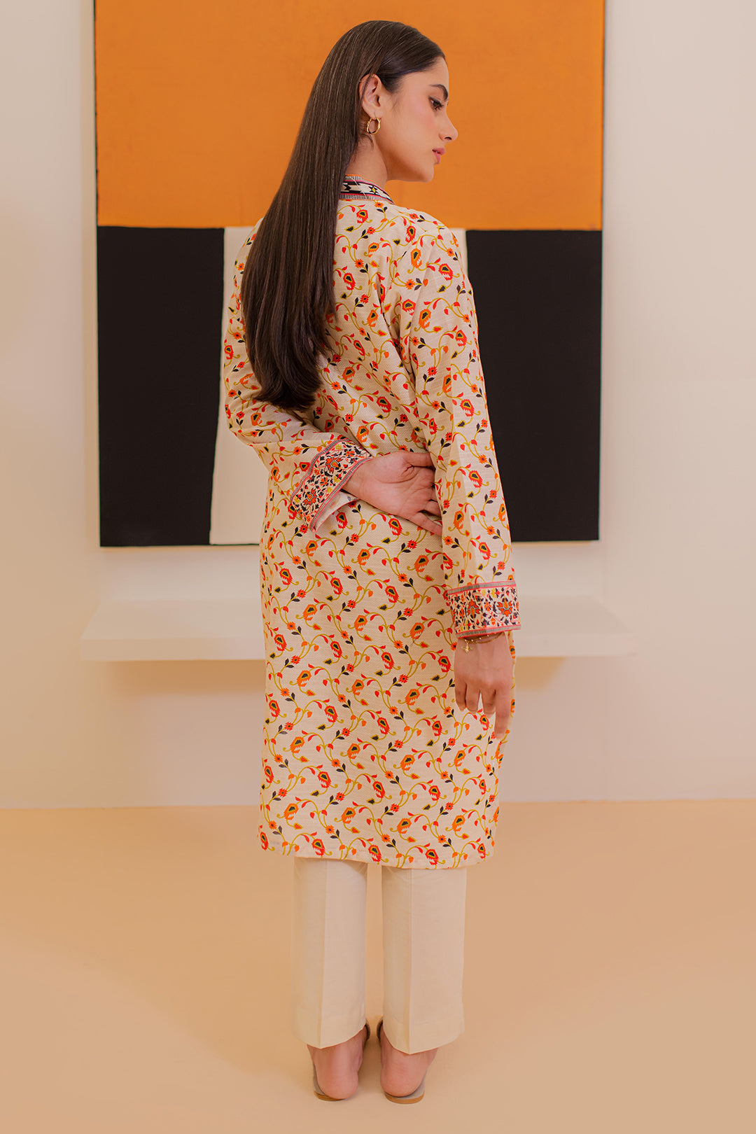 Zellbury | Winter Pret | Kurta - 3078 - House Of Hania