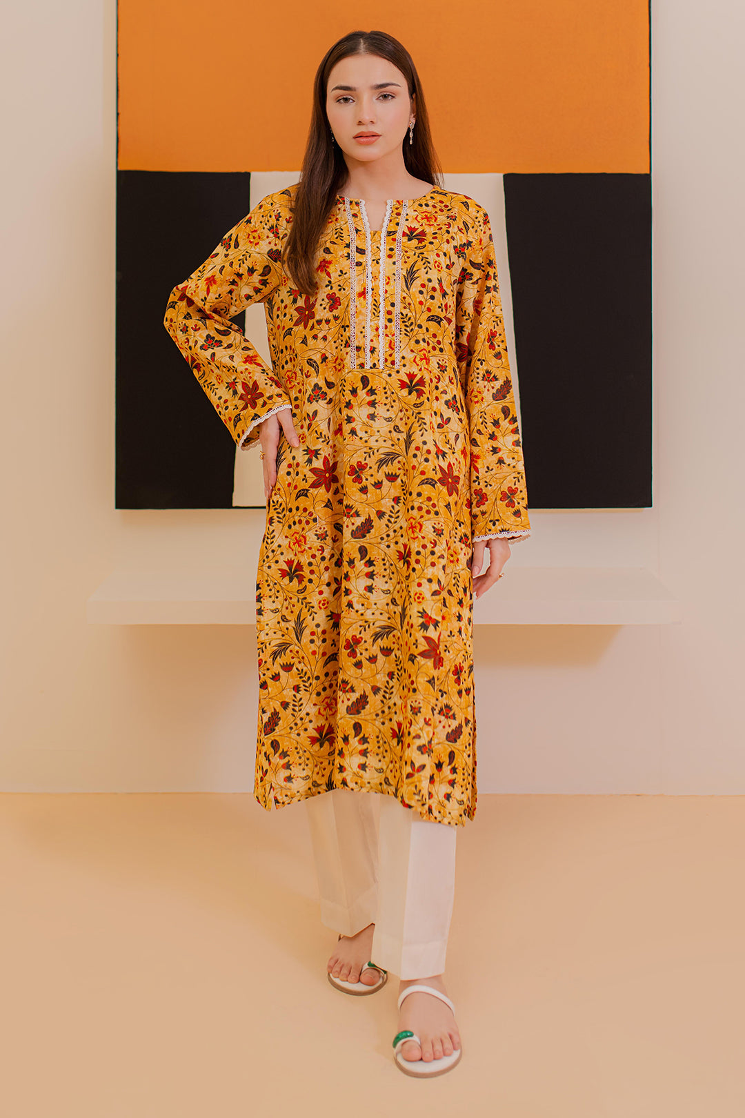 Zellbury | Winter Pret | Kurta - 3079 - House Of Hania