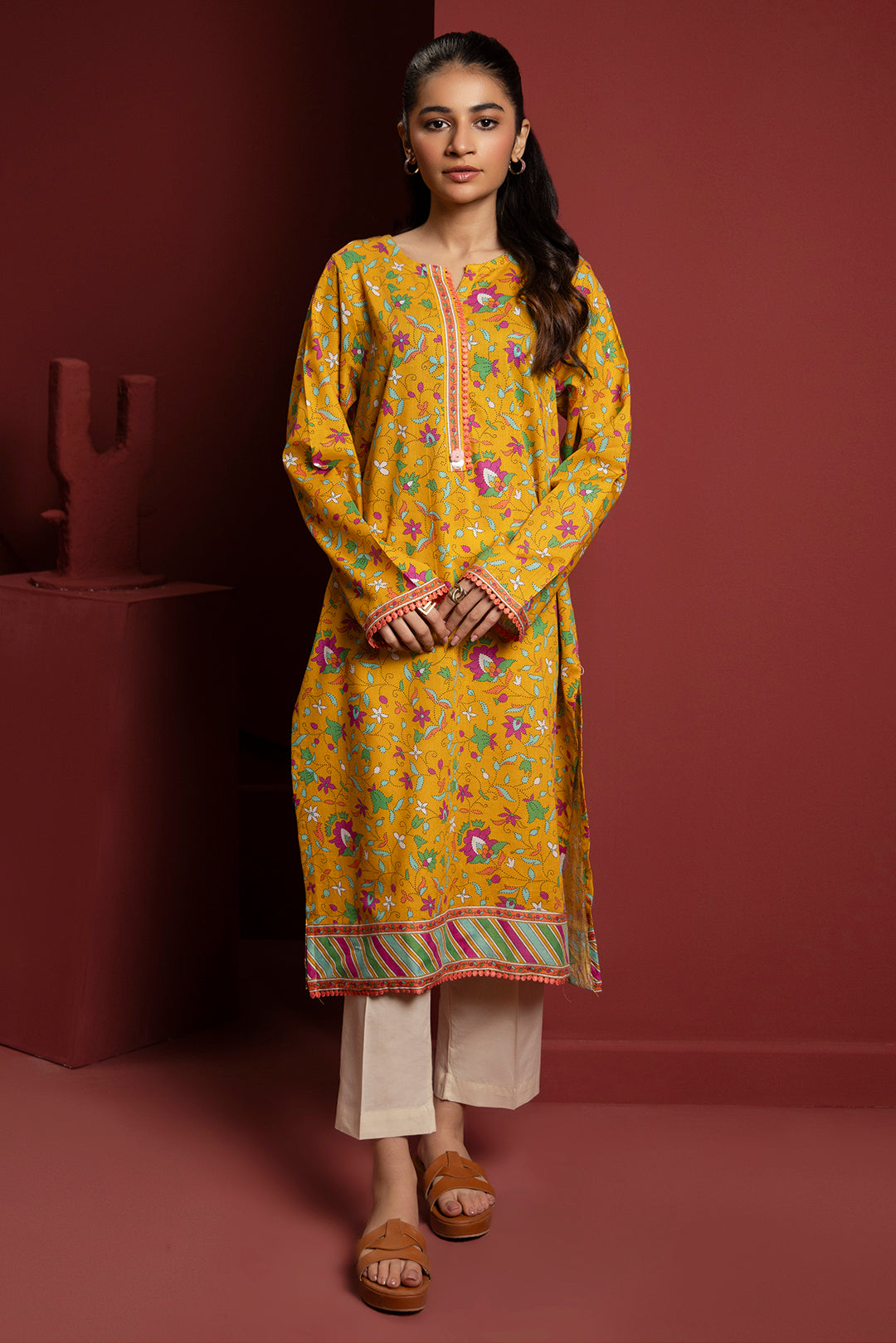 Zellbury | Winter Pret | Kurta - 3098 - House Of Hania