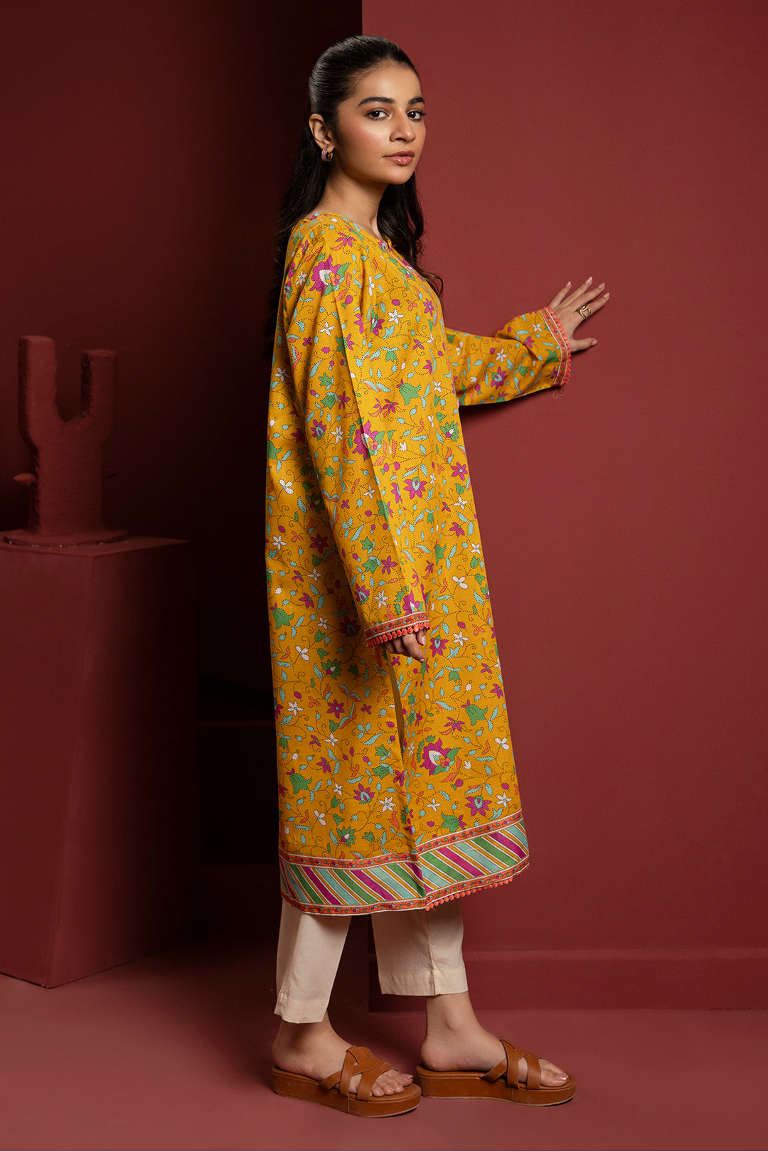 Zellbury | Winter Pret | Kurta - 3098 - House Of Hania