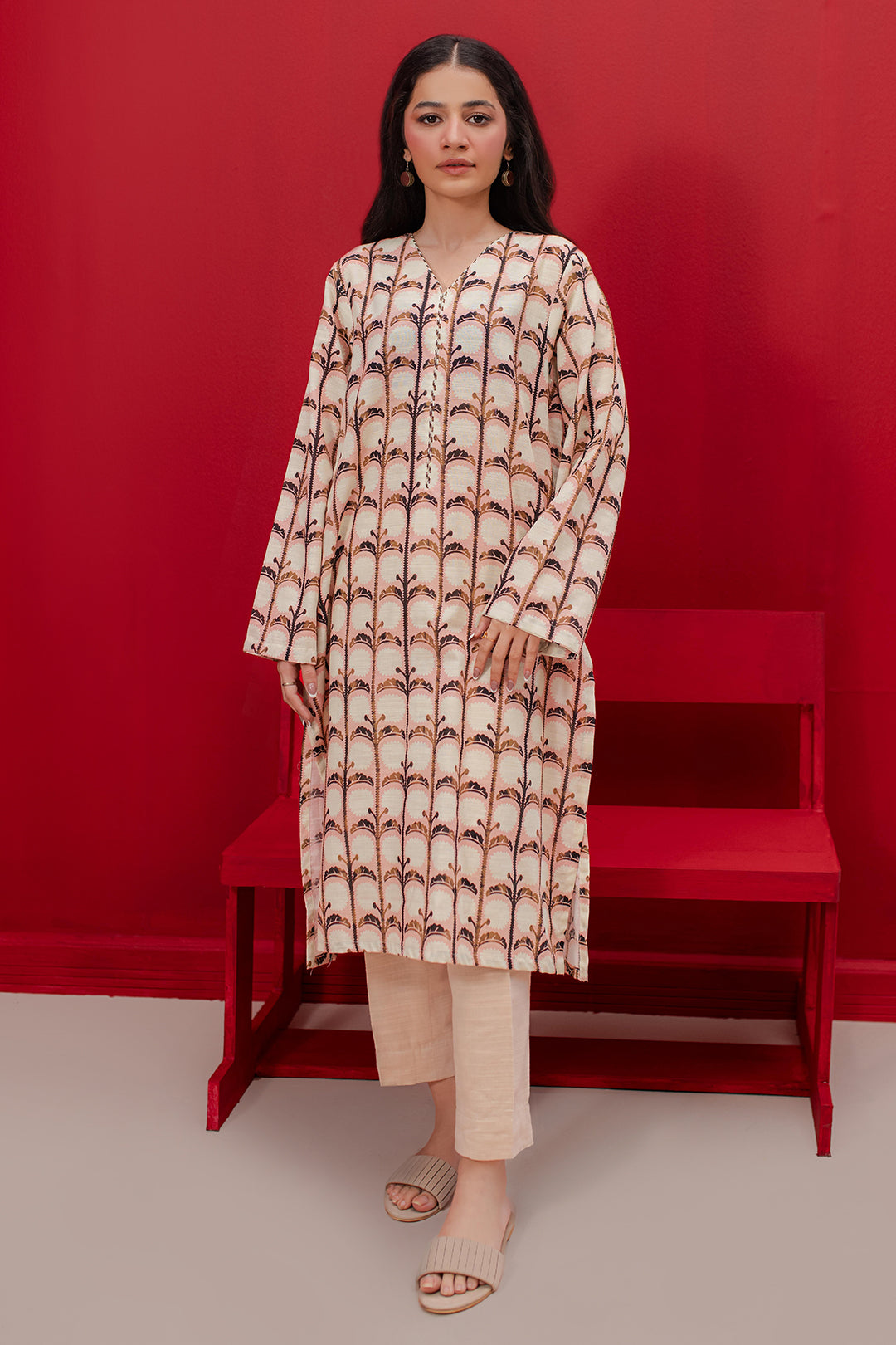 Zellbury | Winter Pret | Kurta - 3122 - House Of Hania