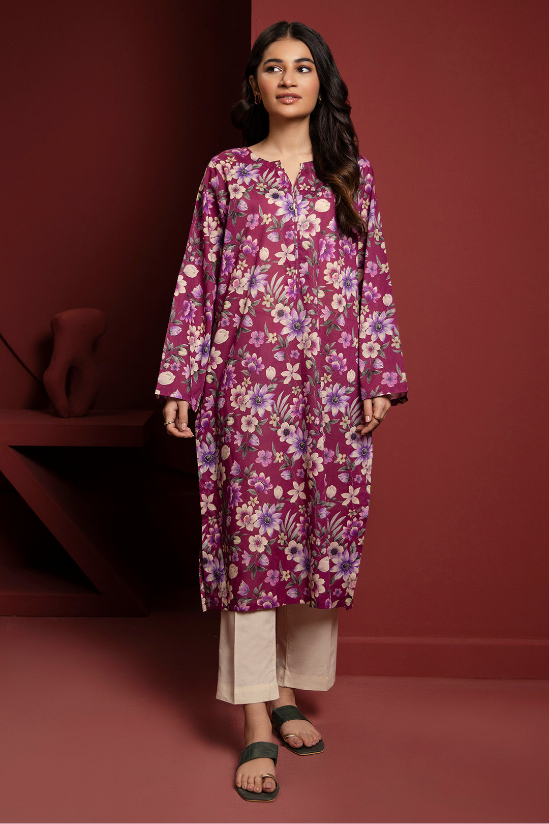 Zellbury | Winter Pret | Kurta - 3252 - House Of Hania