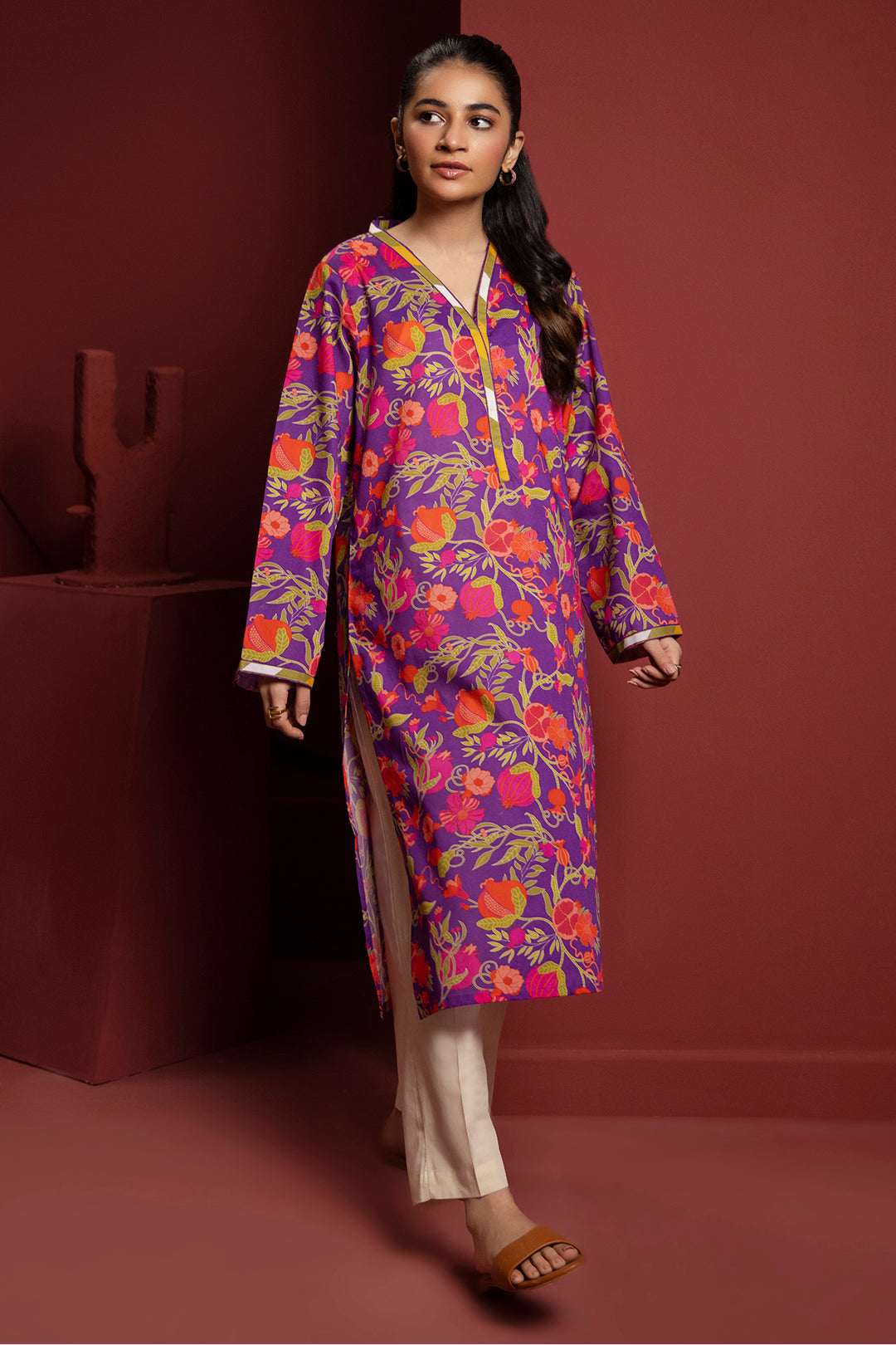 Zellbury | Winter Pret | Kurta - 3254 - House Of Hania