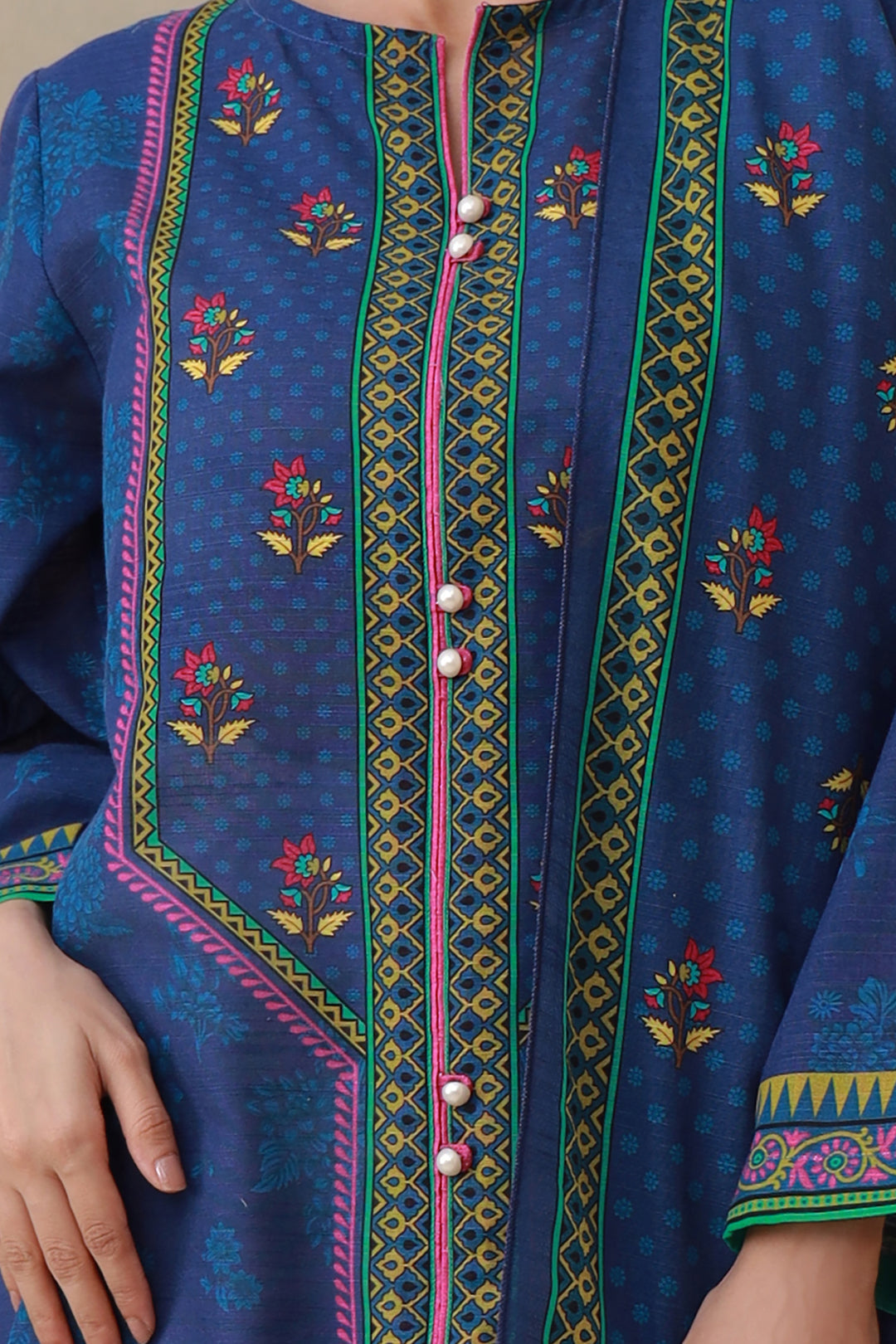 Zellbury | Winter Pret | Kurta Dupatta - 1523 - House Of Hania