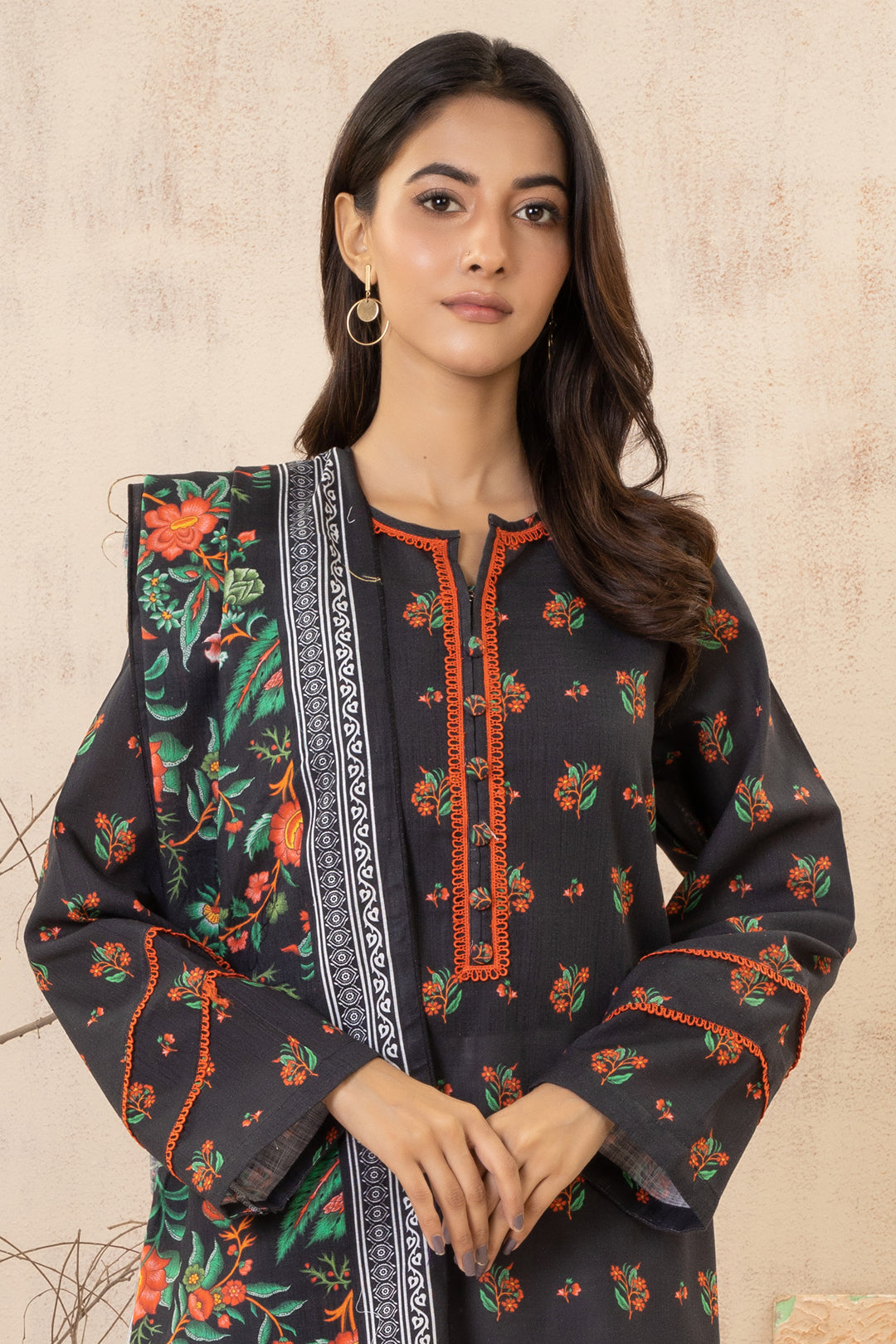 Zellbury | Winter Pret | Kurta Dupatta - 2979 - House Of Hania
