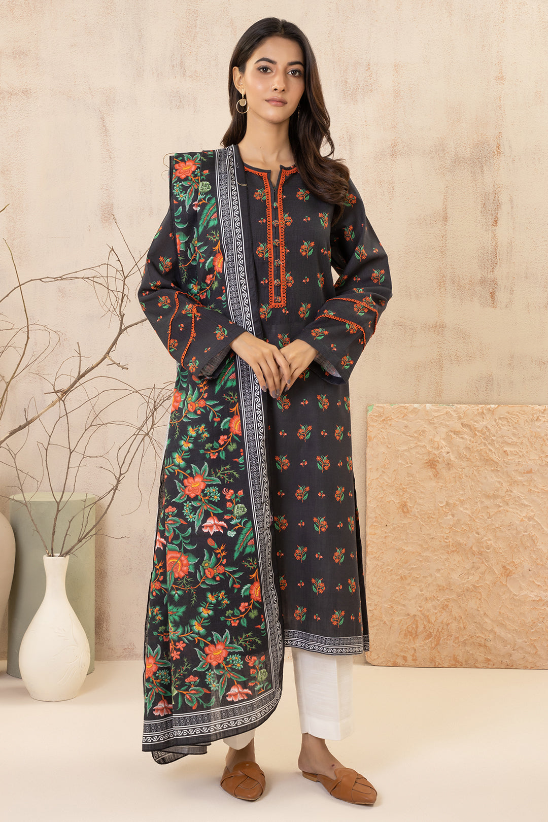 Zellbury | Winter Pret | Kurta Dupatta - 2979 - House Of Hania