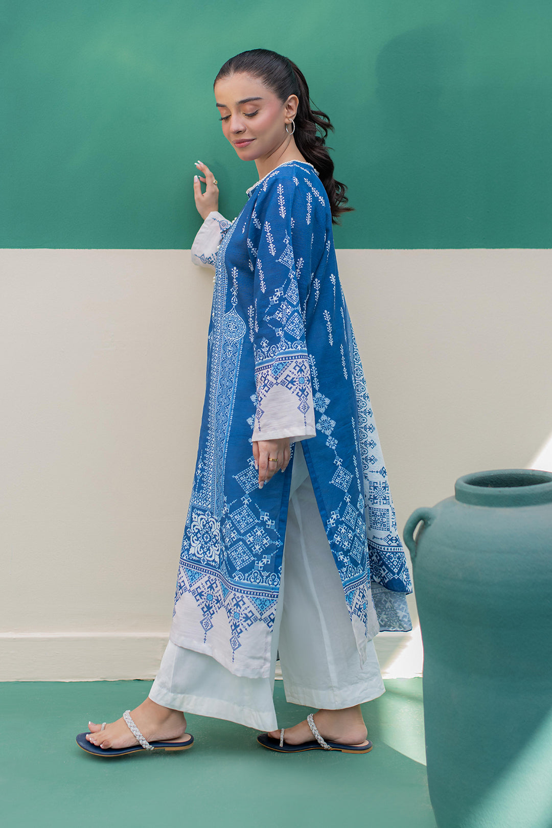 Zellbury | Winter Pret | Kurta Dupatta - 2980 - House Of Hania