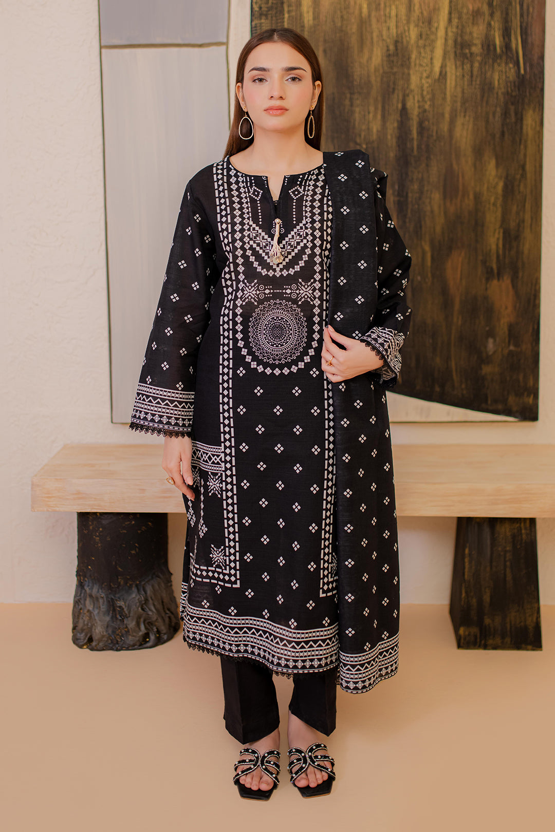 Zellbury | Winter Pret | Kurta Dupatta - 2981 - House Of Hania