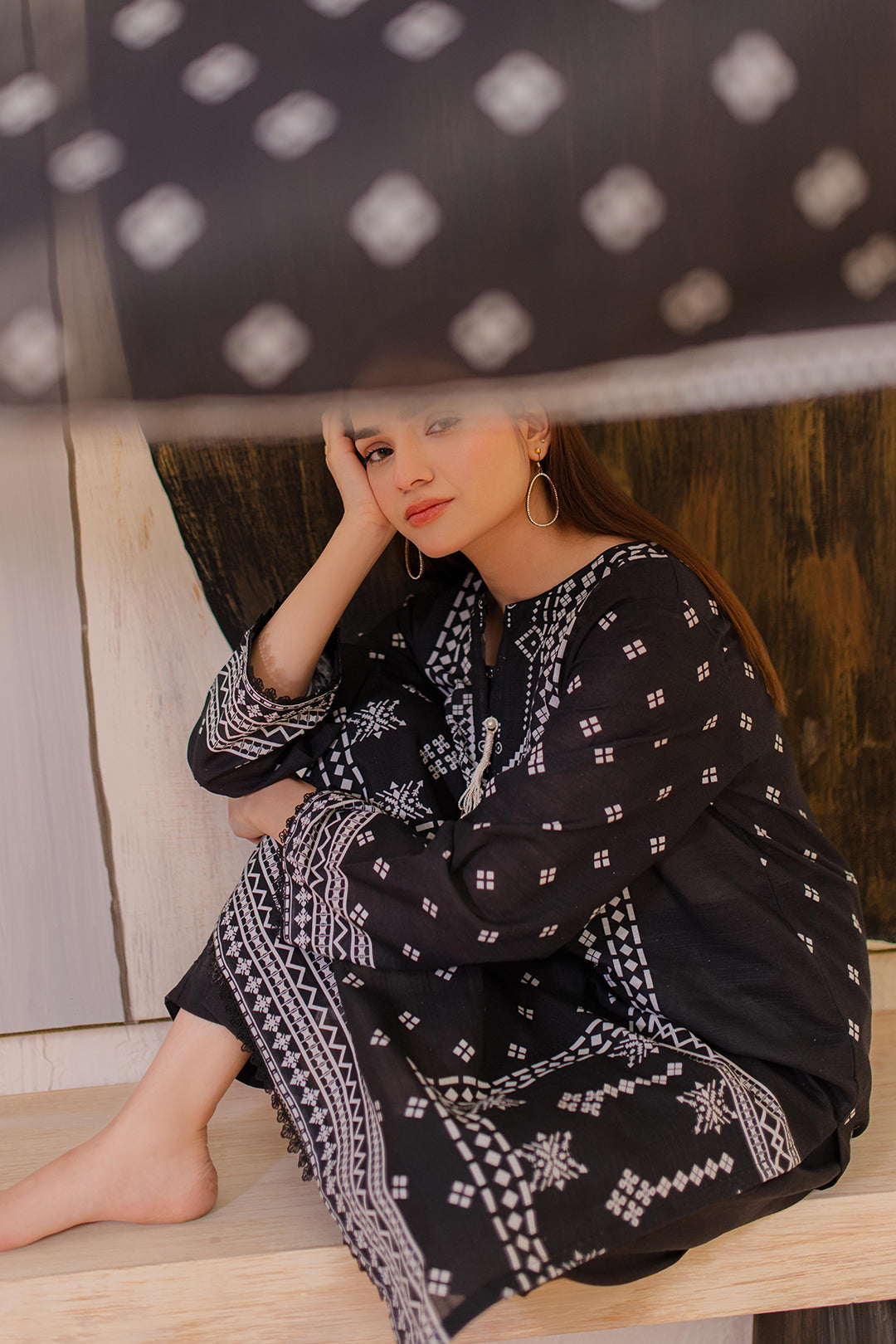 Zellbury | Winter Pret | Kurta Dupatta - 2981 - House Of Hania