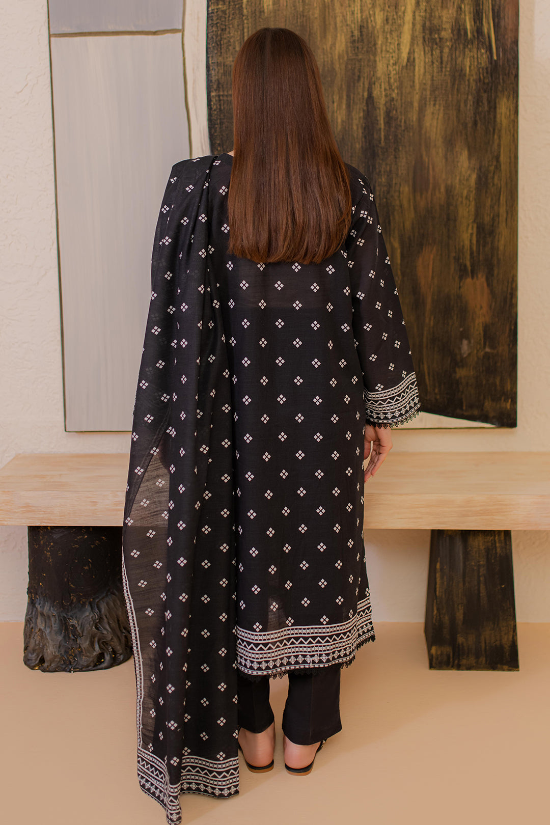 Zellbury | Winter Pret | Kurta Dupatta - 2981 - House Of Hania