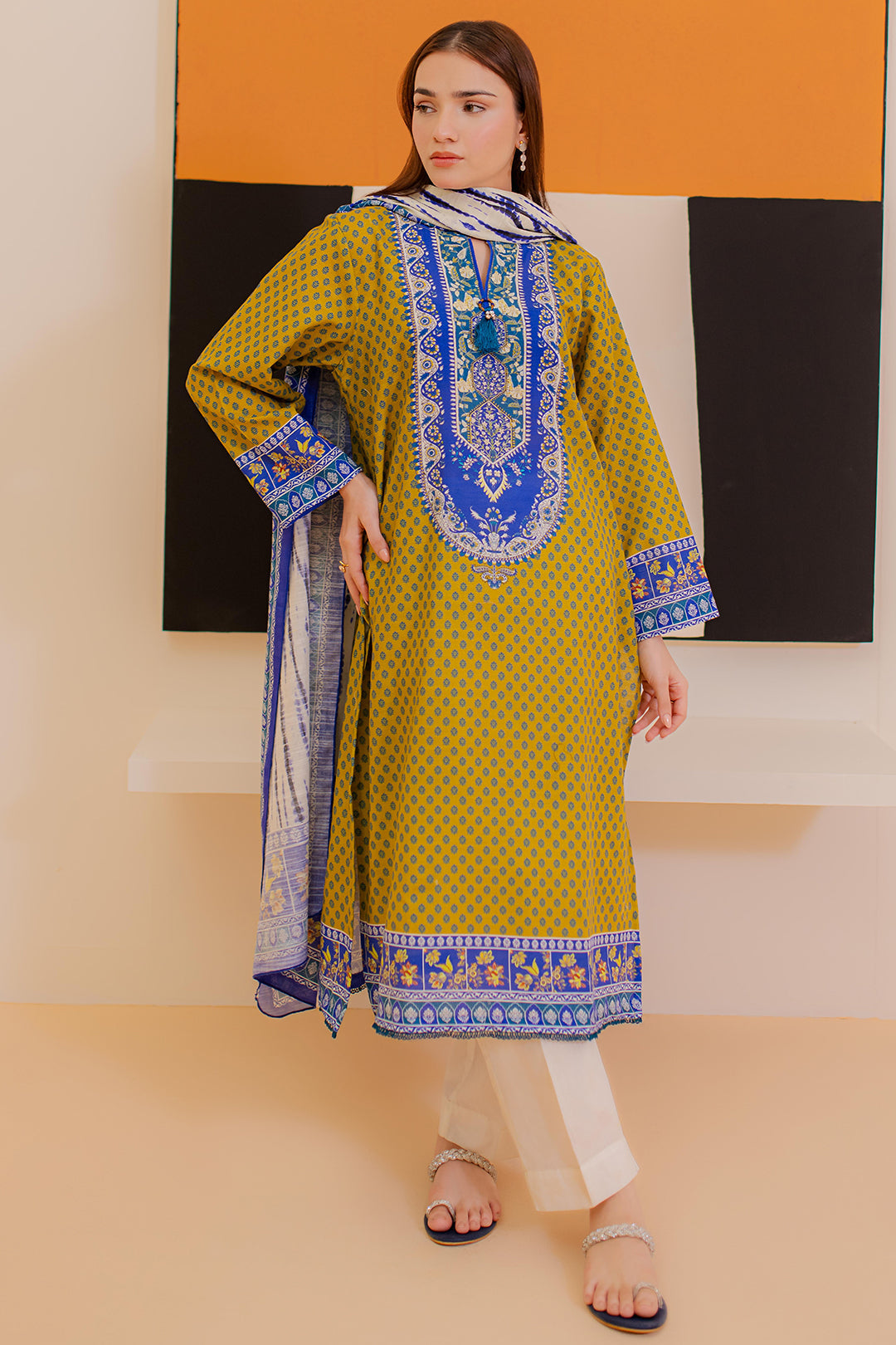Zellbury | Winter Pret | Kurta Dupatta - 3032 - House Of Hania