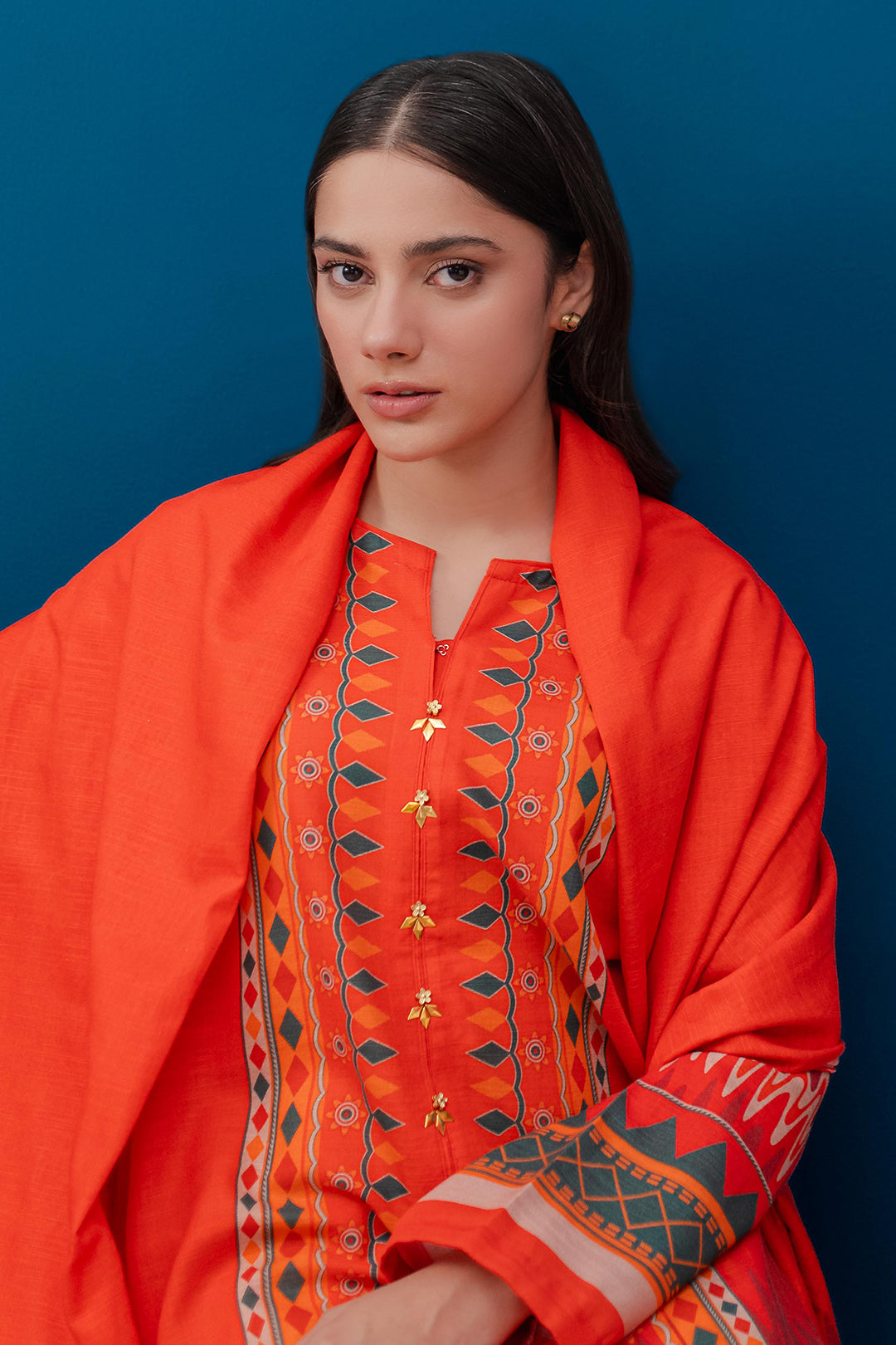 Zellbury | Winter Pret | Kurta Dupatta - 3053 - House Of Hania