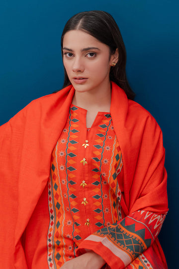 Zellbury | Winter Pret | Kurta Dupatta - 3053 - House Of Hania
