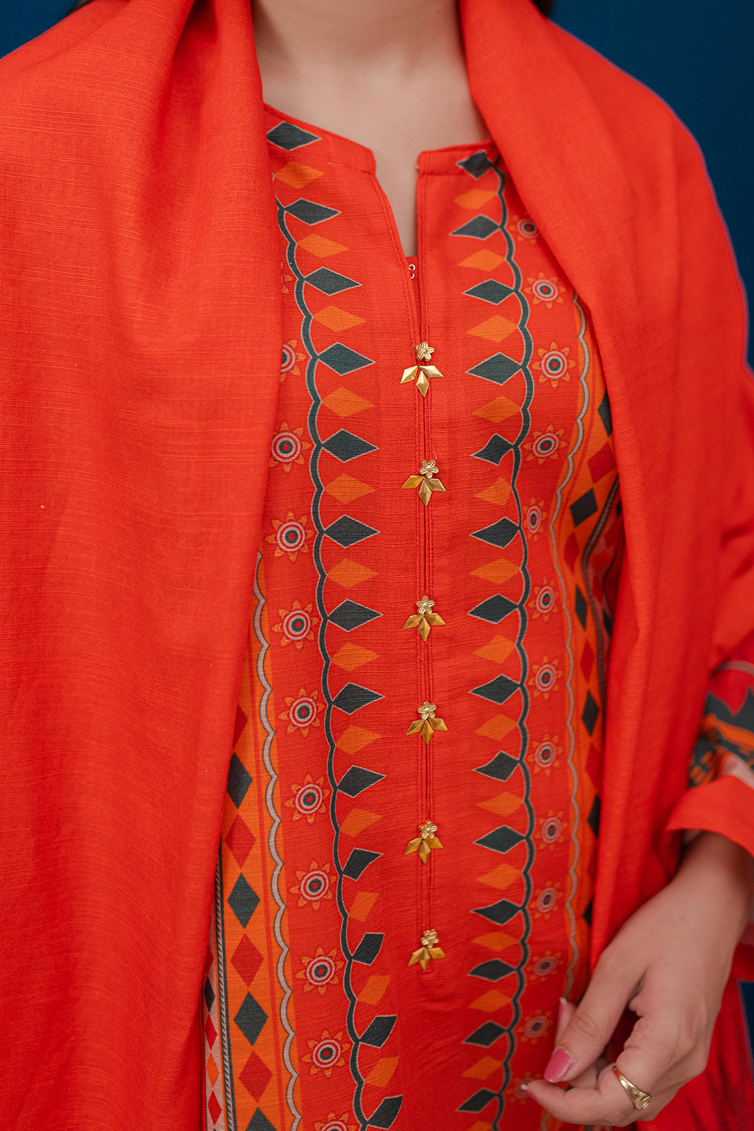 Zellbury | Winter Pret | Kurta Dupatta - 3053 - House Of Hania