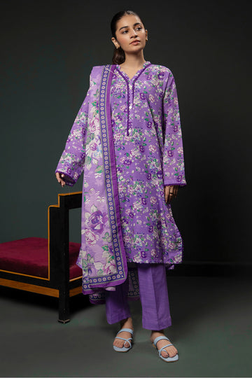 Zellbury | Winter Pret | Kurta Dupatta Trouser - 2948 - House Of Hania