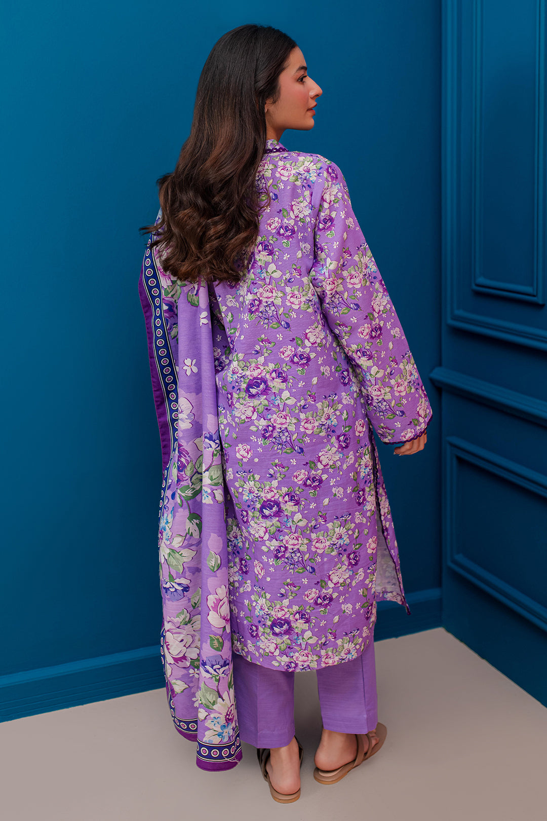 Zellbury | Winter Pret | Kurta Dupatta Trouser - 2948 - House Of Hania