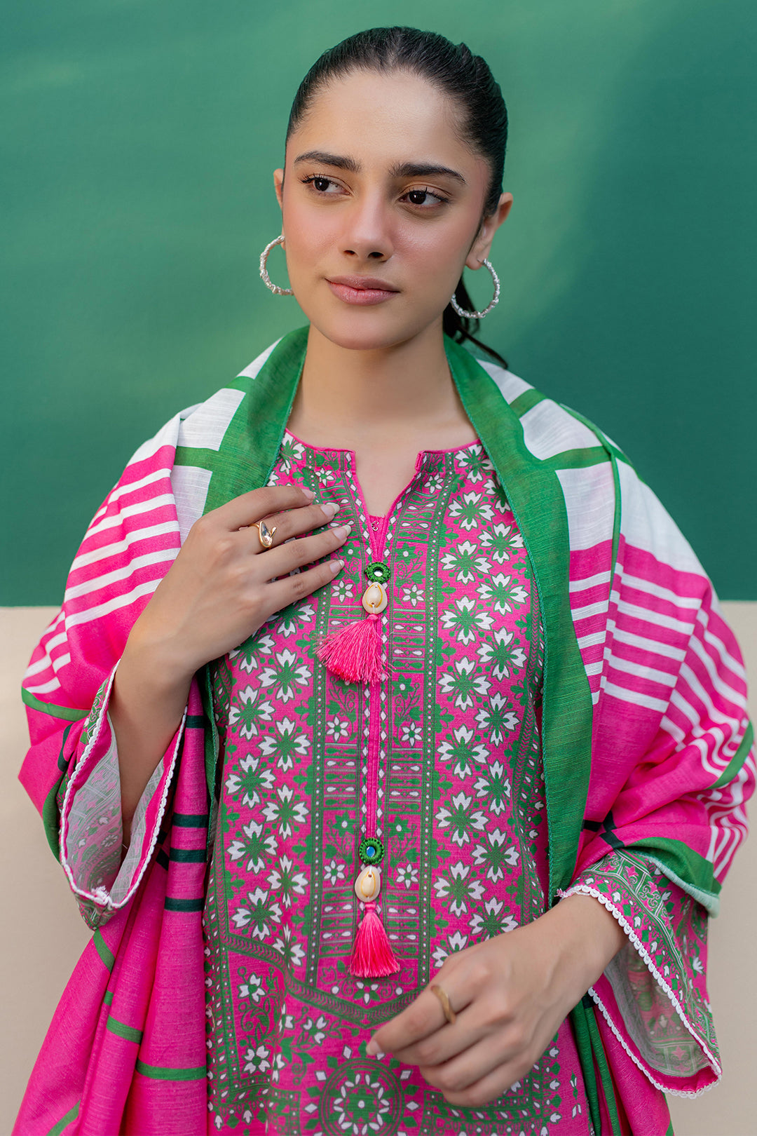 Zellbury | Winter Pret | Kurta Dupatta Trouser - 2949 - House Of Hania