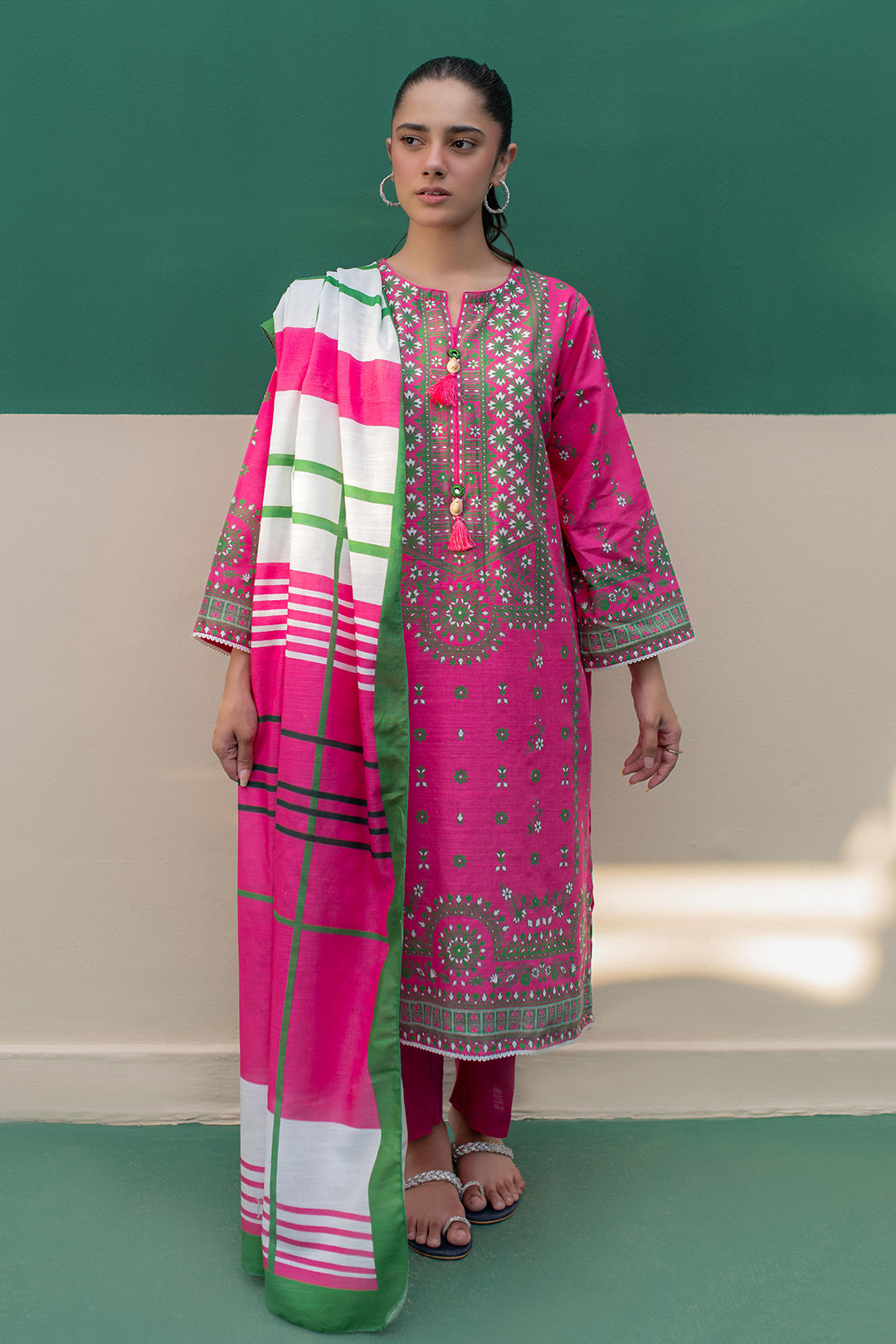 Zellbury | Winter Pret | Kurta Dupatta Trouser - 2949 - House Of Hania