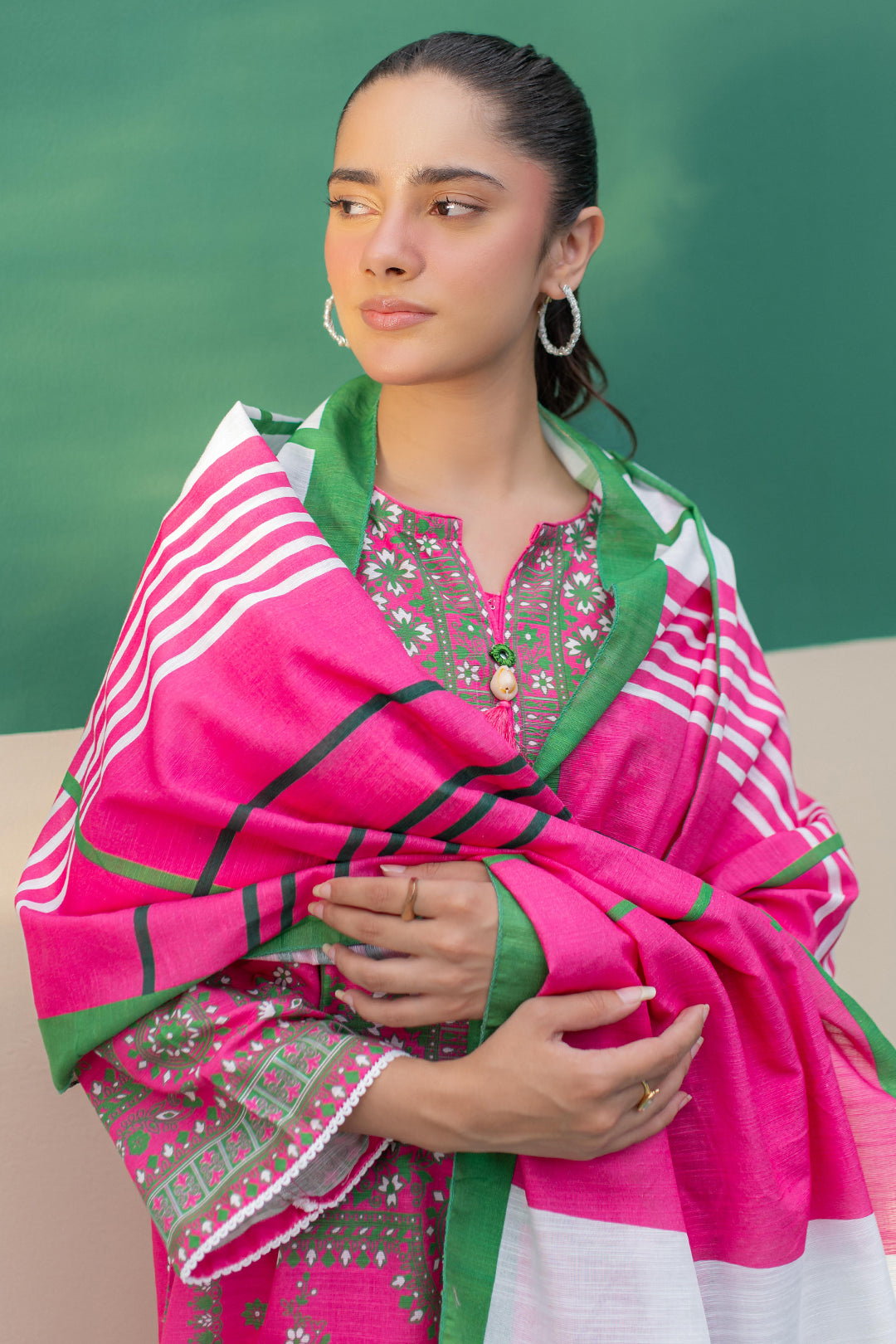 Zellbury | Winter Pret | Kurta Dupatta Trouser - 2949 - House Of Hania