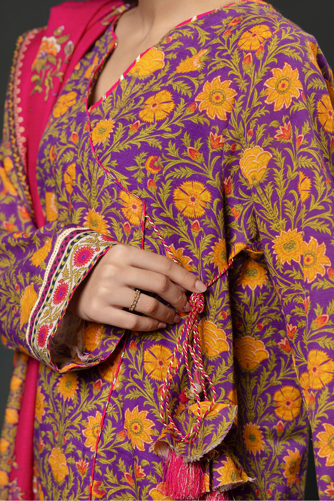 Zellbury | Winter Pret | Kurta Dupatta Trouser - 3006 - House Of Hania