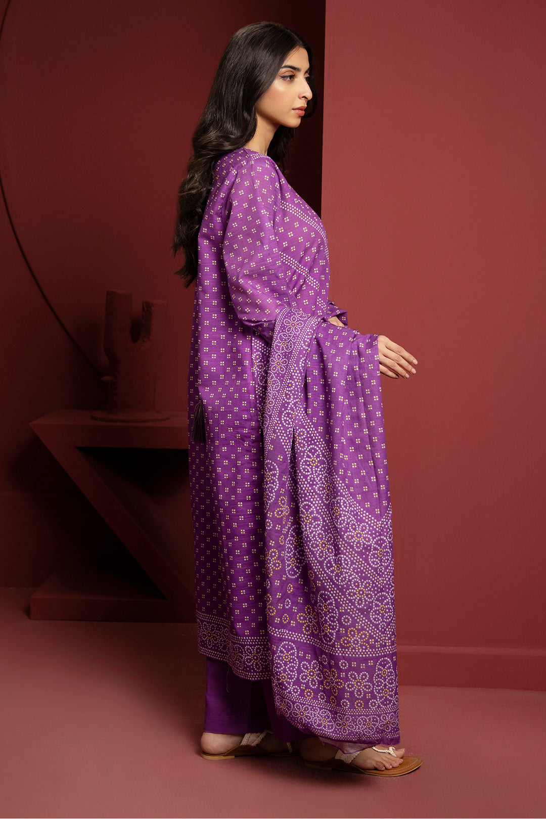Zellbury | Winter Pret | Kurta Dupatta Trouser - 3072 - House Of Hania