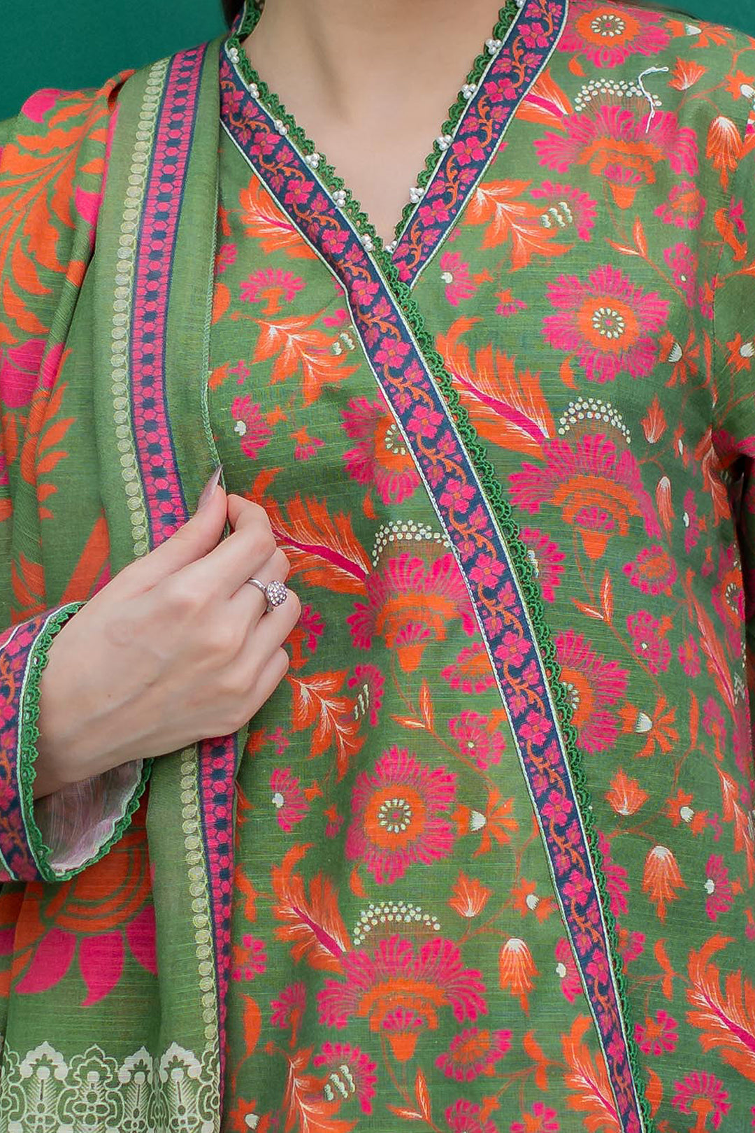 Zellbury | Winter Pret | Kurta Dupatta Trouser - 3088 - House Of Hania