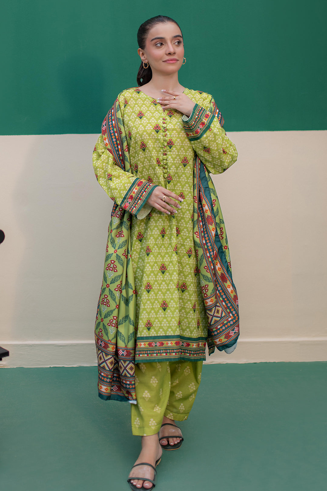 Zellbury | Winter Pret | Kurta Shawl Trouser - 2943 - House Of Hania