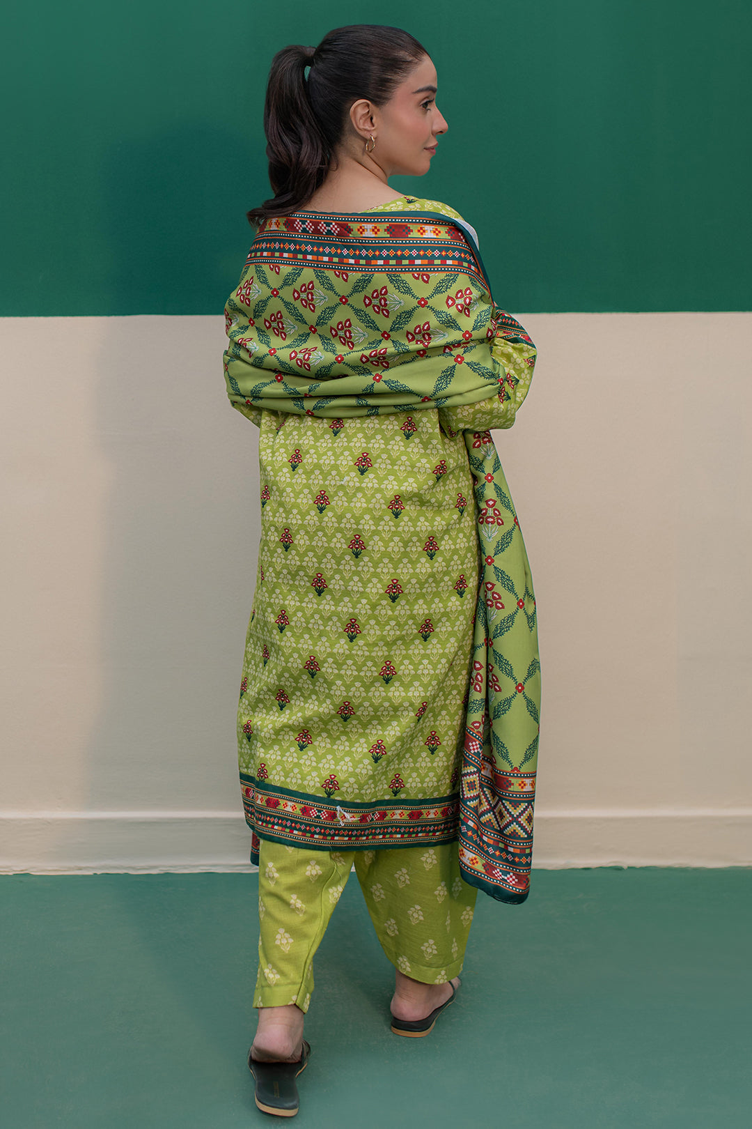 Zellbury | Winter Pret | Kurta Shawl Trouser - 2943 - House Of Hania