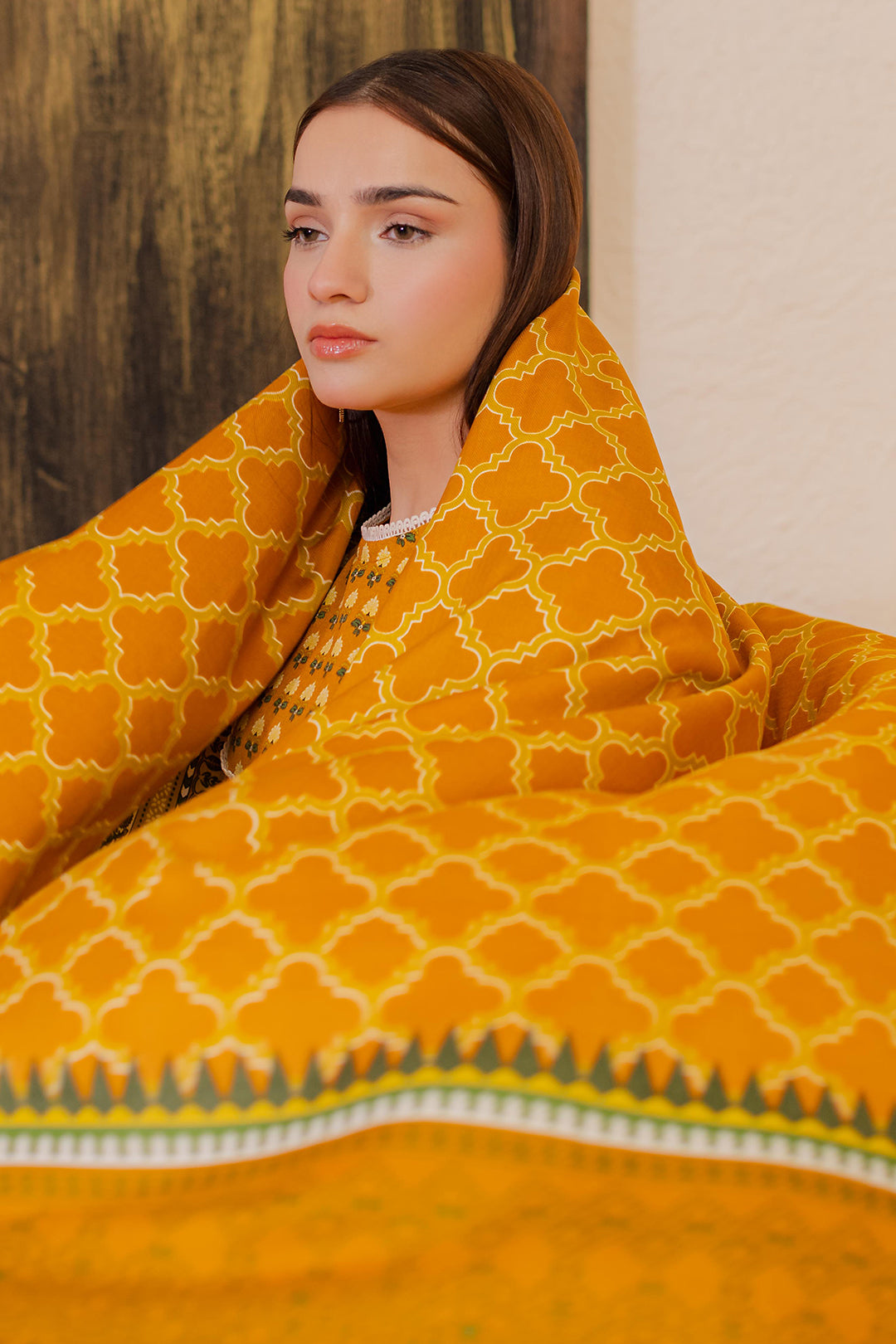 Zellbury | Winter Pret | Kurta Shawl Trouser - 2946 - House Of Hania