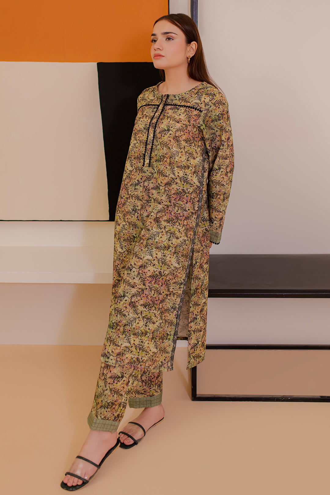 Zellbury | Winter Pret | Kurta Trouser - 2927 - House Of Hania