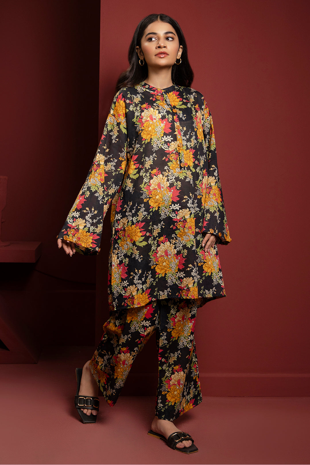 Zellbury | Winter Pret | Kurta Trouser - 3034 - House Of Hania